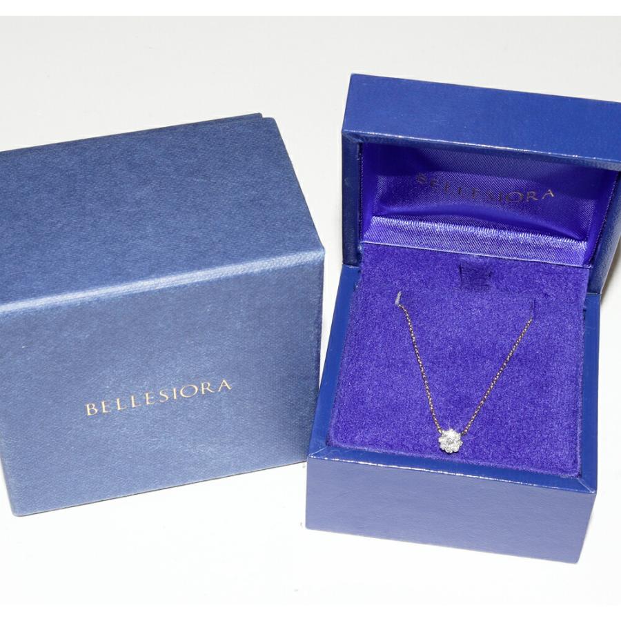 ベルシオラ ダイヤ18KYGネックレス 美品 BELLESIORA ベルシオラ