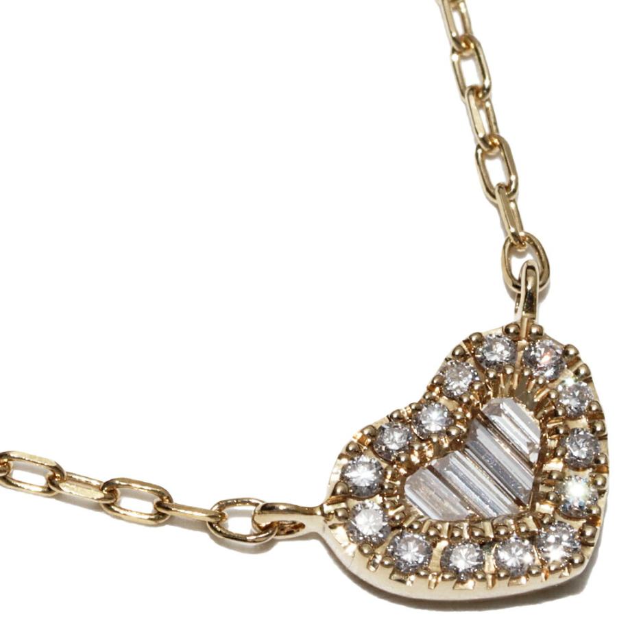 BELLESIORA ベルシオラ ペンダントネックレス K18YG ダイヤ0.14ct