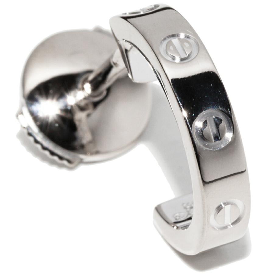 Cartier カルティエ ピアス K18WG ミニラブピアス 片方のみ Cartier カルティエ ピアス K18WG ミニラブピアス 片方のみ