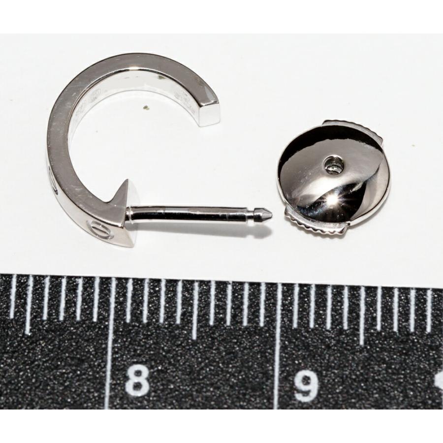 Cartier カルティエ ピアス K18WG ミニラブピアス 片方のみ Cartier カルティエ ピアス K18WG ミニラブピアス 片方のみ