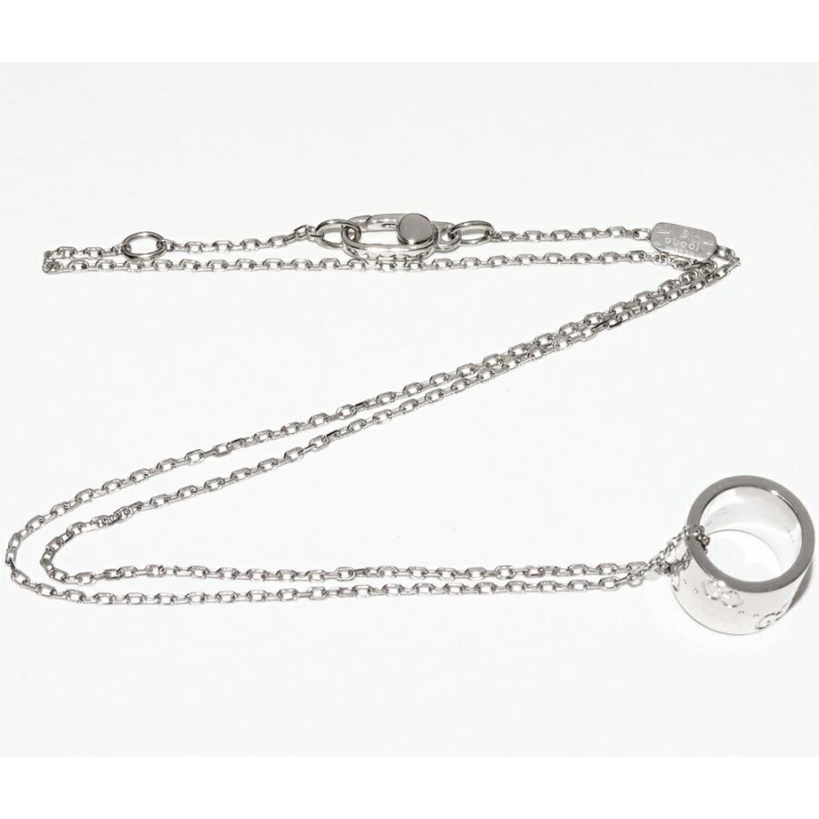 GUCCI グッチ ペンダントネックレス K18WG アイコン : たかみ質店 