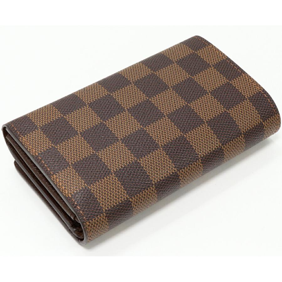 LOUIS VUITTON ルイヴィトン　ダミエ　ポルトトレゾール ダミエ・アズール 財布 ポルトフォイユ・エリーズ 【ルイ