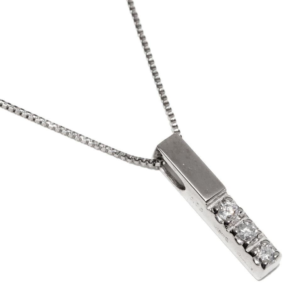 スカラベ ペンダントネックレス K18WG ダイヤ0.06ct : たかみ質店 