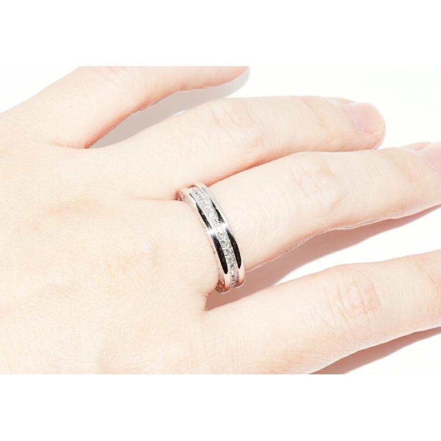 BVLGARI（ブルガリ） 指輪 K18WG ダイヤ0.45ct B.zero1 ビーゼロワン