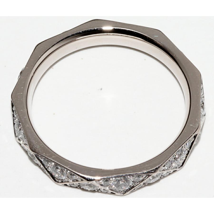 K18WG スリムバンドリング 020 グラフ 指輪 K18WG ダイヤ0.75ct ローレンスグラフ シグネチャー