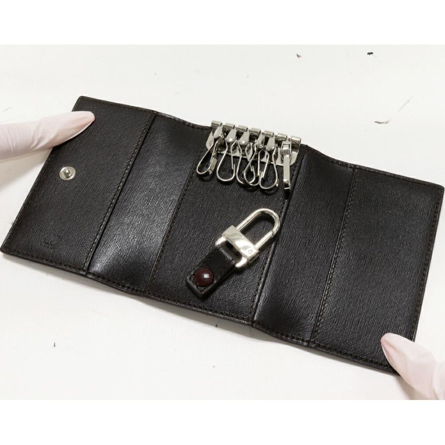 dunhill ダンヒル 6連キーケース サイドカー カーフ ダーク
