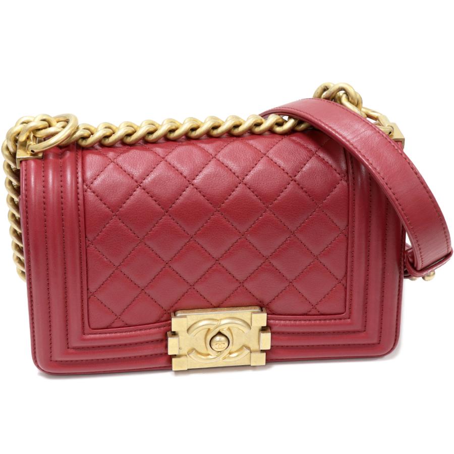 CHANEL シャネル ショルダーバッグ ボーイシャネル チェーン