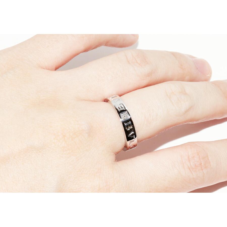 BVLGARI（ブルガリ） 指輪 K18WG ダイヤ1P(0.04ct) B.zero1 ビー