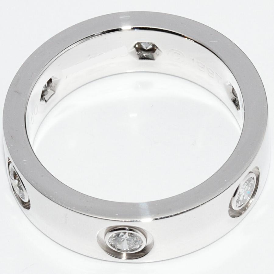 Cartier（カルティエ） 指輪 K18WG ダイヤ6P(0.45ct) ラブリング