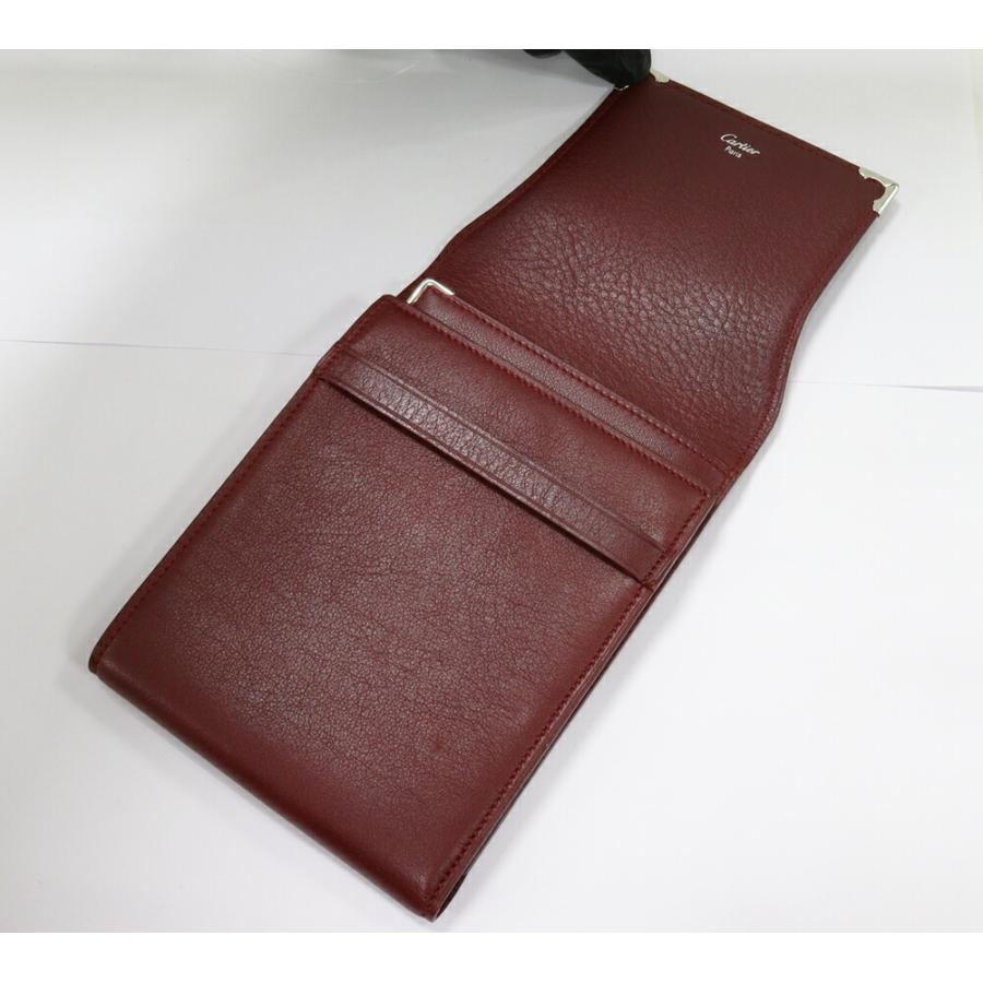 Cartier（カルティエ） 二つ折り札入れ(小銭入れなし) カボション