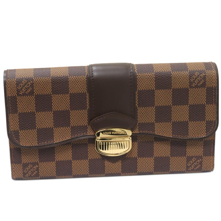 LOUIS VUITTON ルイヴィトン ファスナー長財布(小銭入れあり) ダミエ  