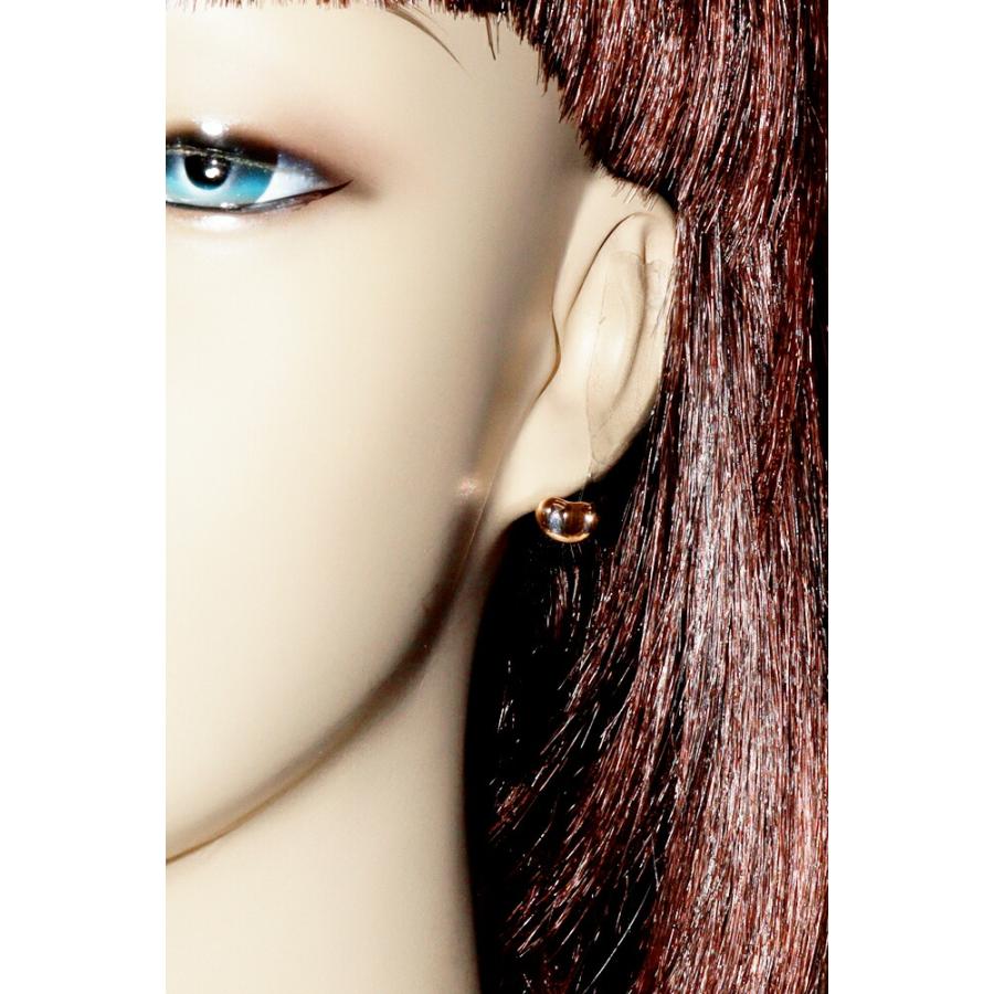 ティファニー ピアス K18PG エルサペレッティ ビーンズピアス 幅