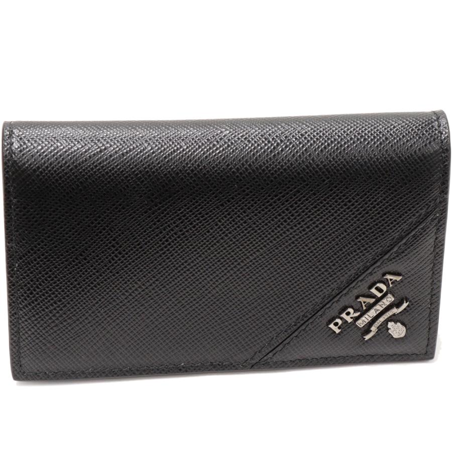 新品未使用】プラダ 名刺入れ サフィアーノ 2MC122 ネロ 黒