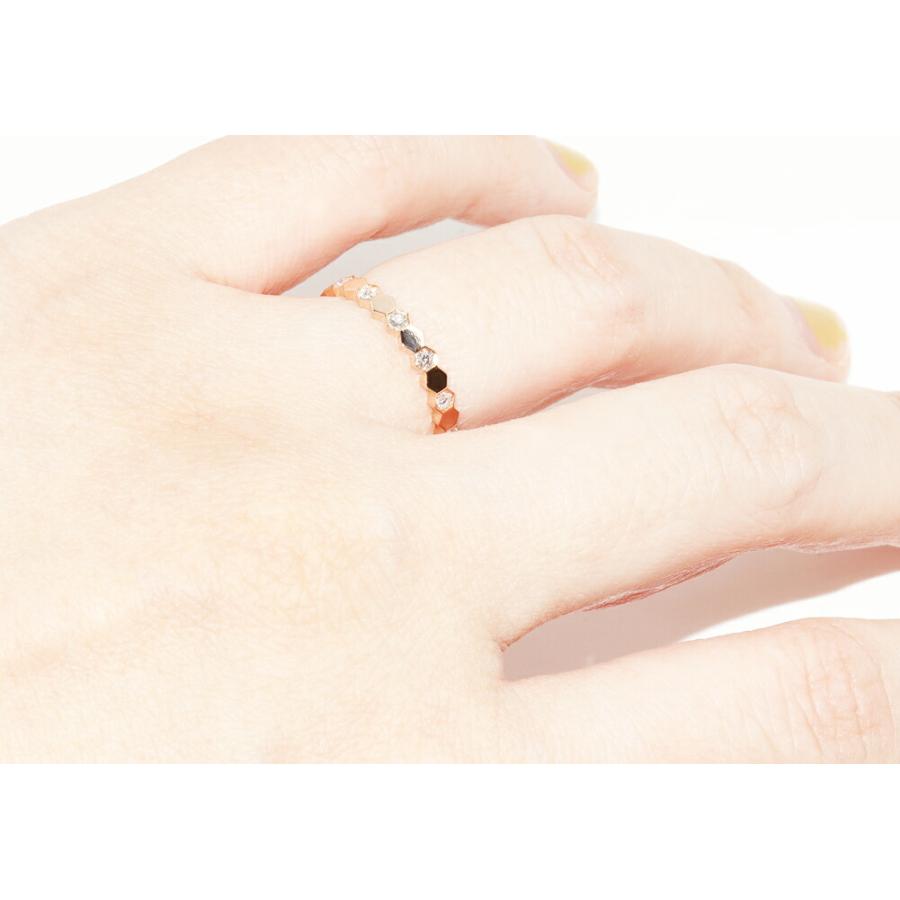 RAPA K18PG ハニカムリング 14号 RAPA K18PG ハニカムリング 14号 楽天市場】K18 ハニカム リング