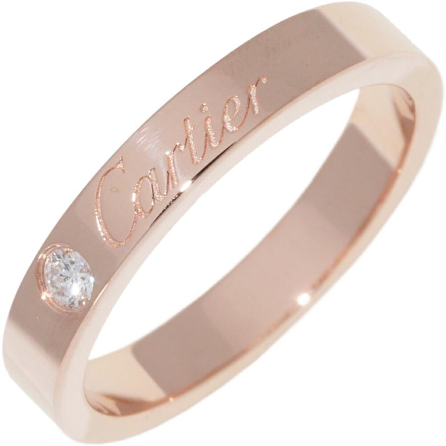 Cartier（カルティエ） 指輪 K18PG ダイヤ1P(0.03ct) Cドゥカルティエ