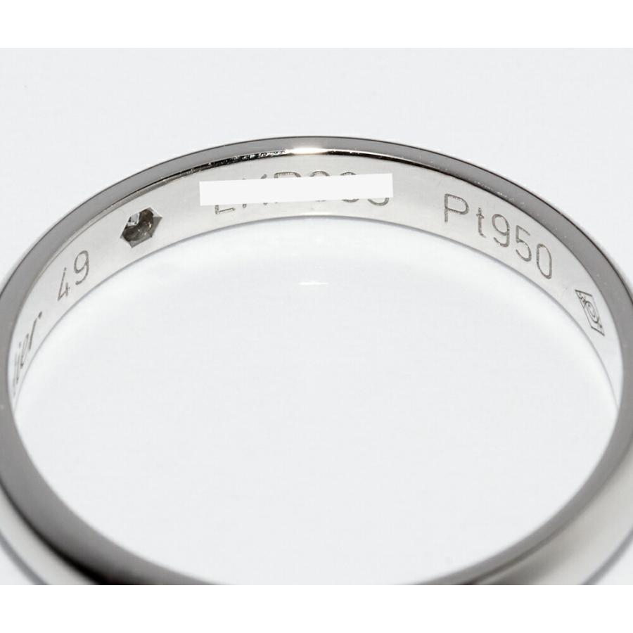 Cartier（カルティエ） 指輪 Pt950 ダイヤ1P(0.01ct) クラシック