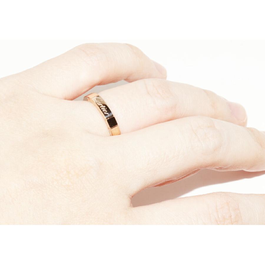 Cartier ラニエールリング WG 47 7号 Cartier（カルティエ） K18PG ラニエールリング B40483 #47(7号