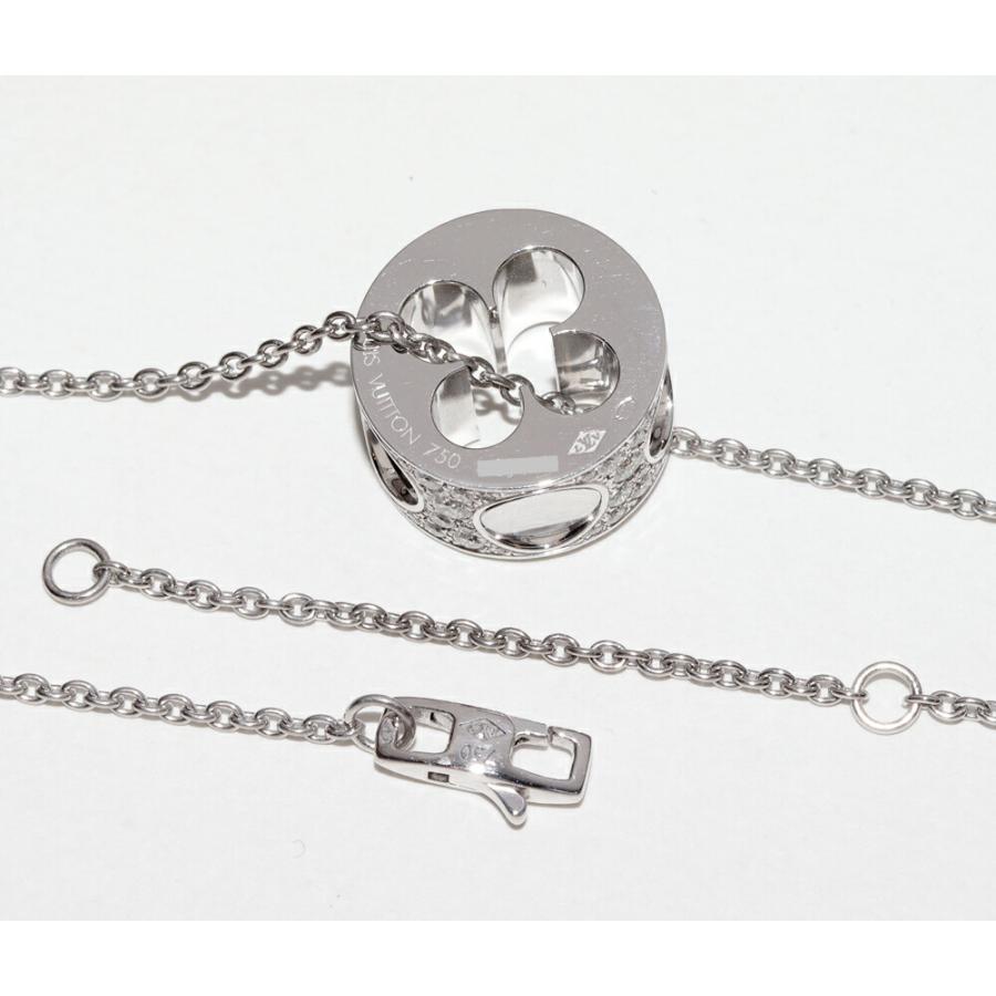 LOUIS VUITTON ルイヴィトン ペンダントネックレス K18WG パヴェ LOUIS VUITTON ルイヴィトン ペンダントネックレス K18WG パヴェ