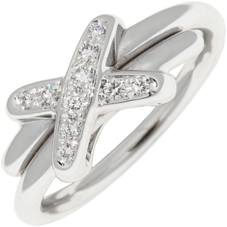 CHAUMET（ショーメ） 指輪 K18WG ダイヤ10P ジュドゥリアン リング