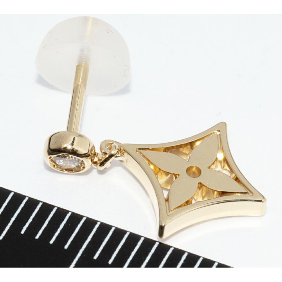 LOUIS VUITTON（ルイ・ヴィトン） ピアス K18YG ダイヤ1P(0.04ct