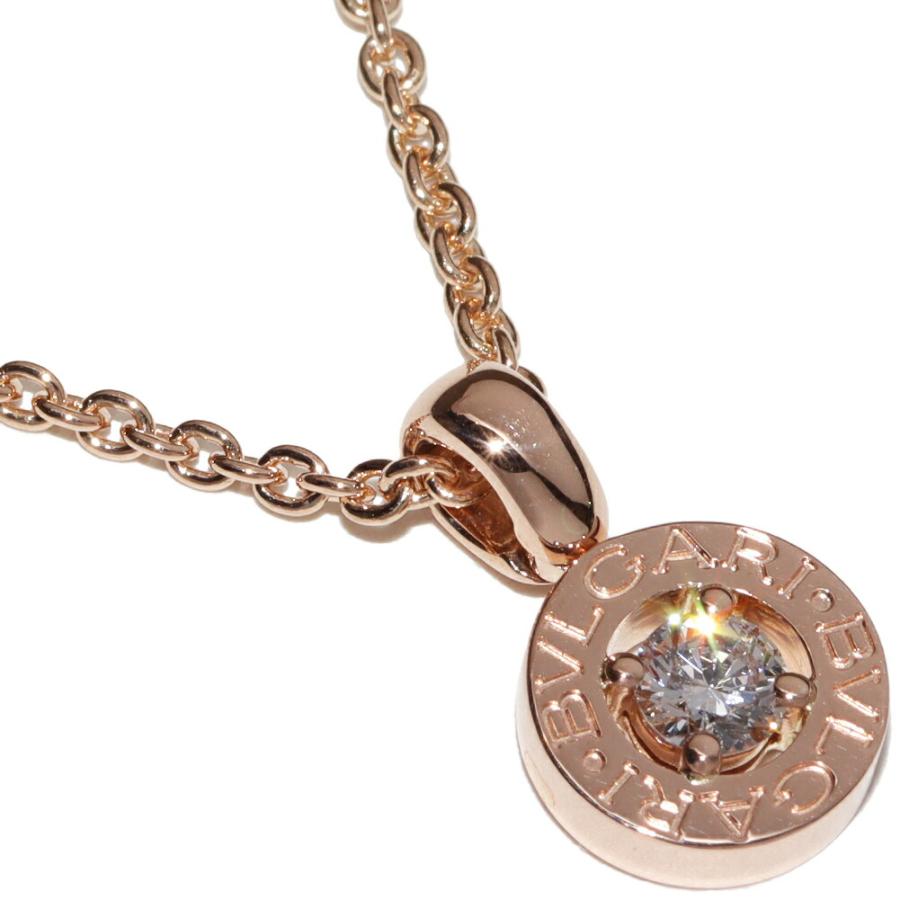 BVLGARI（ブルガリ） ペンダントネックレス K18PG ダイヤ1P(約0.20ct