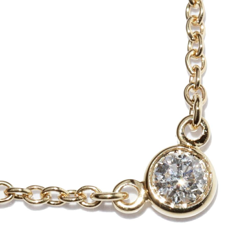 ティファニー K18YG ダイヤ1P(0.05ct) エルサペレッティ バイザヤード 