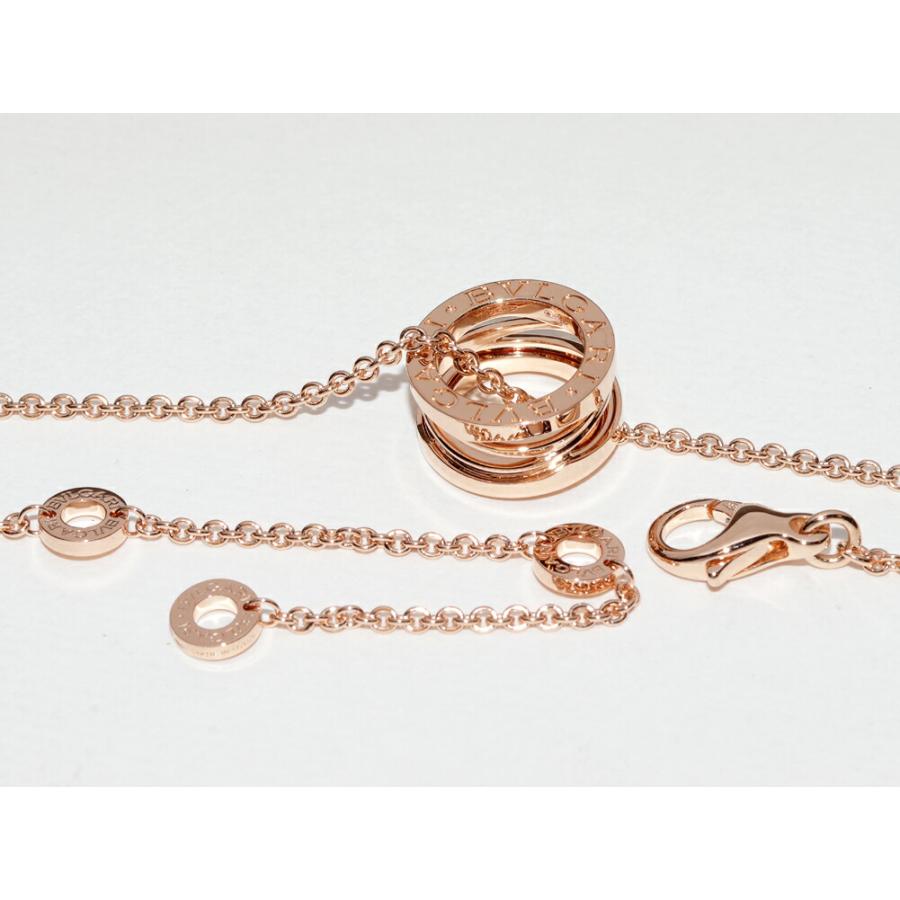 BVLGARI ブルガリ ペンダントネックレス K18PG B.zero1 ビー