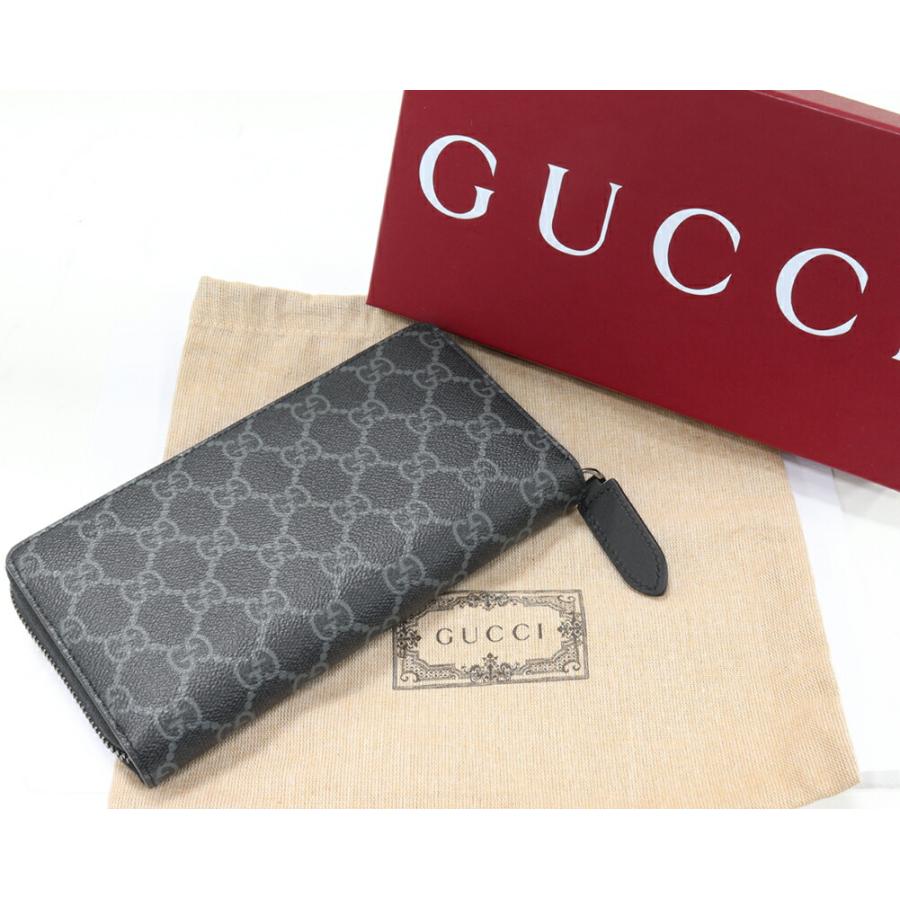 GUCCI グッチ ラウンドファスナー長財布(小銭入れあり) GG