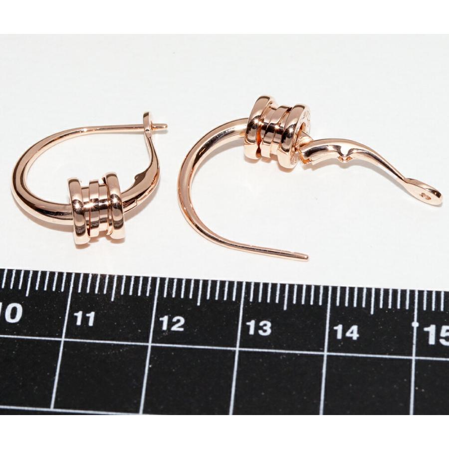 BVLGARI（ブルガリ） ピアス K18PG B.zero1 ビーゼロワン エレメント