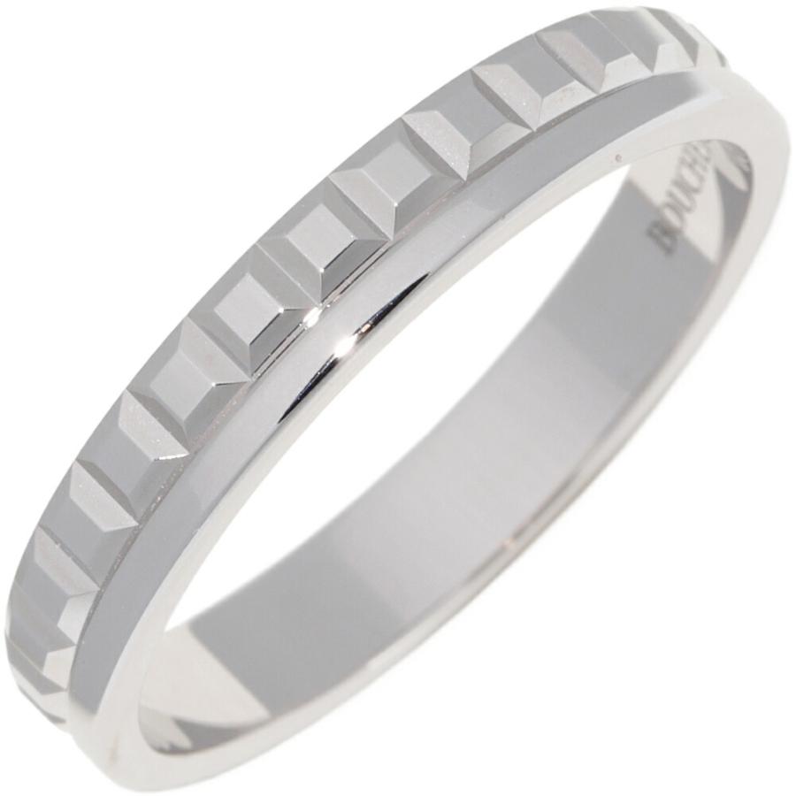 ブシュロン 指輪 K18WG キャトル ラディアントリング ハーフ JAL00250