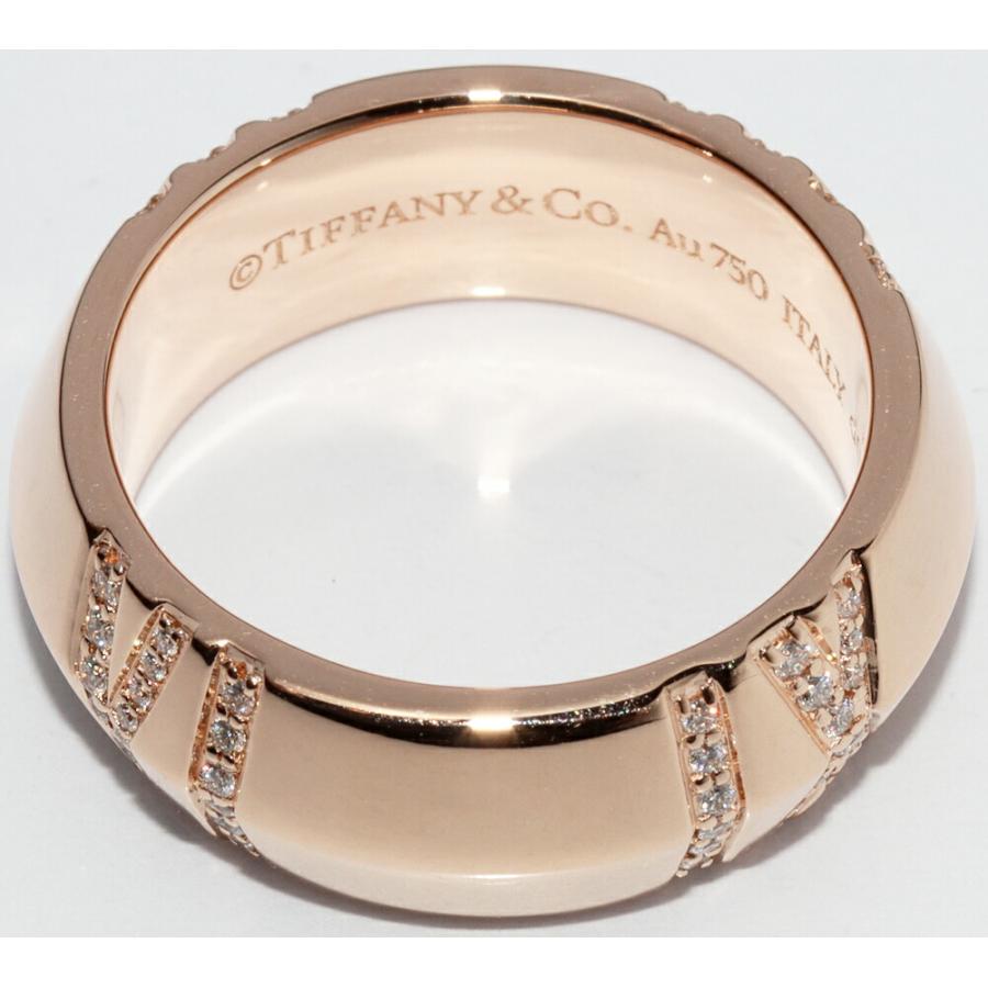 ティファニー 指輪 K18PG ダイヤ0.20ct アトラスX クローズドワイド