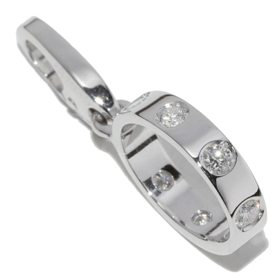 Cartier（カルティエ） ペンダントトップ K18WG ダイヤ7P ベビーラブ