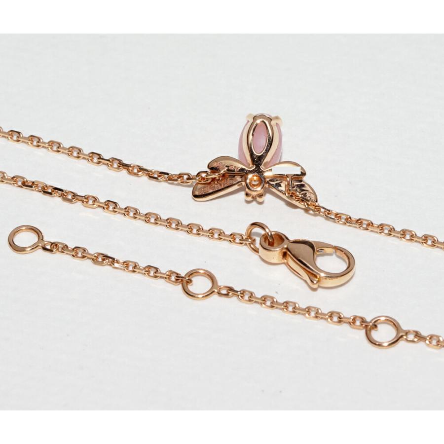 CHAUMET（ショーメ） ペンダントネックレス K18PG ピンクオパール 