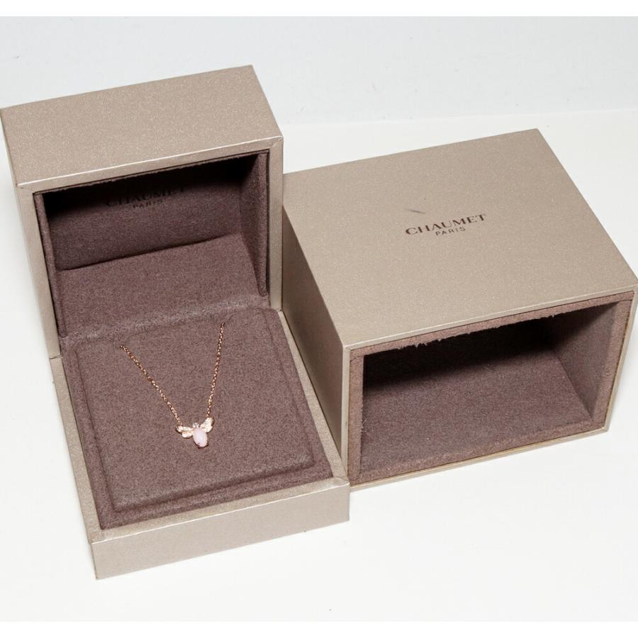 CHAUMET（ショーメ） ペンダントネックレス K18PG ピンクオパール 