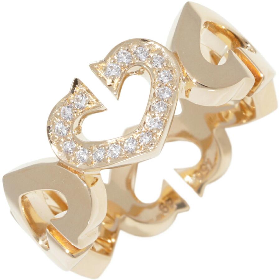 最終値下げ！Cartier♡Cハートリング カルティエ Cハート リング 750PG – キングラム