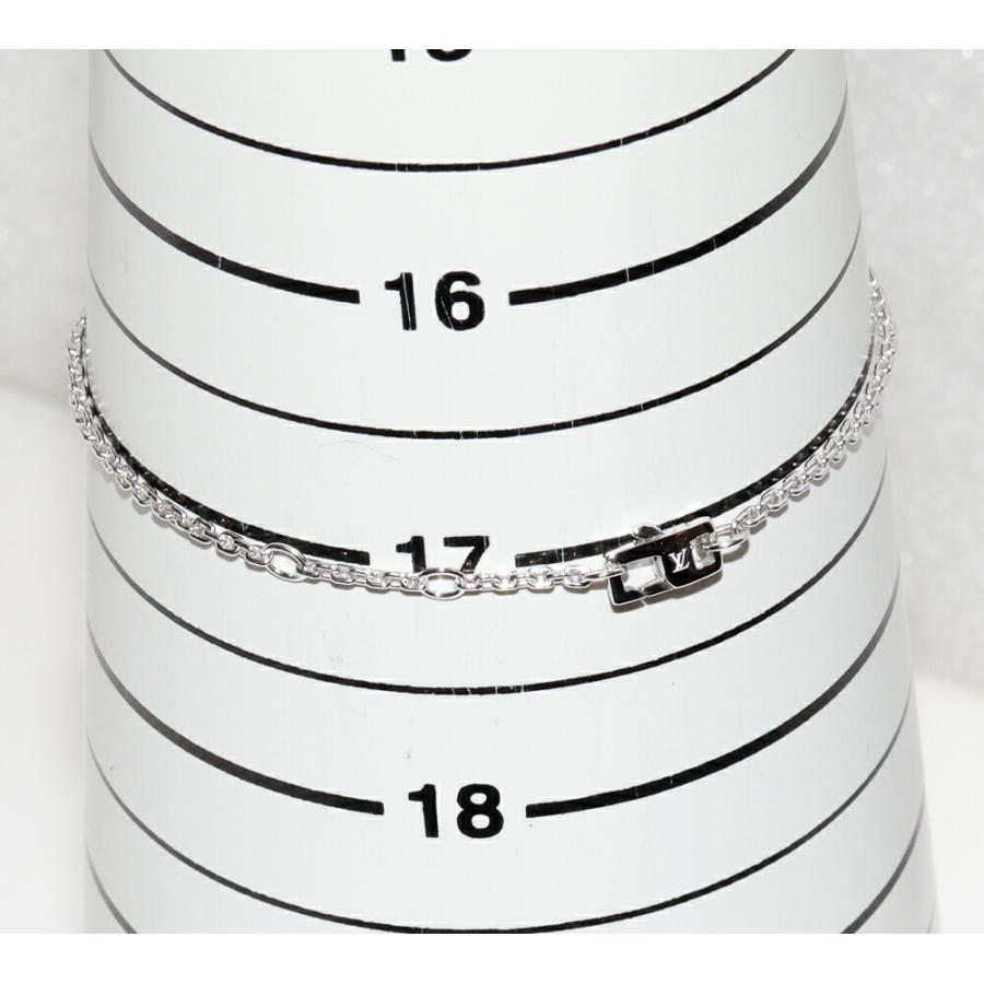 LOUIS VUITTON ルイヴィトン ブレスレット K18WG ダイヤ1P