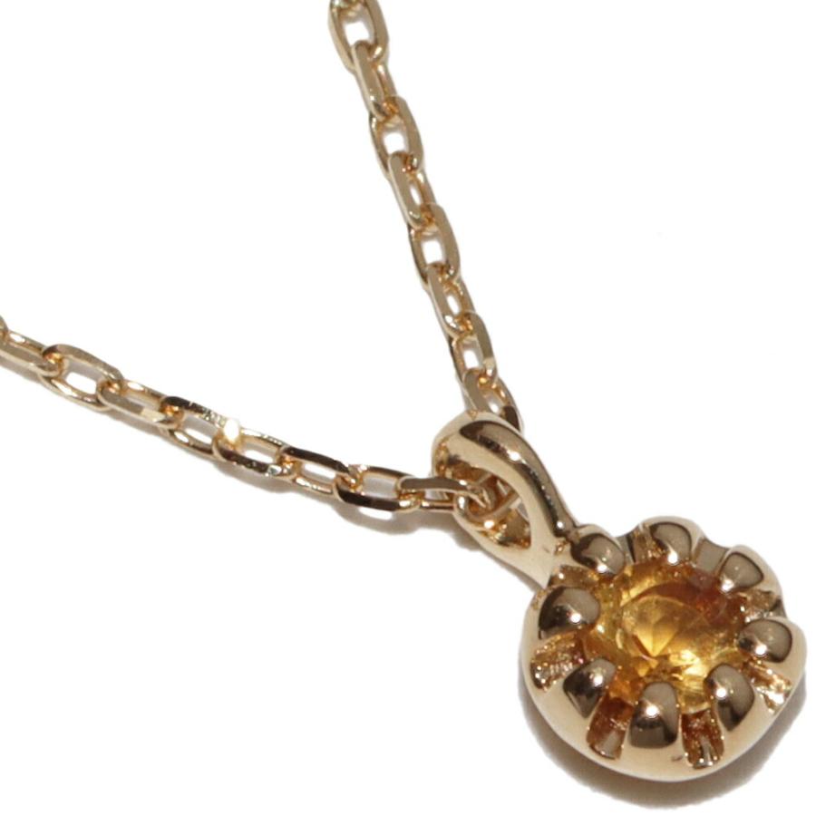ete k18ゴールドネックレス　シトリン ete（エテ） ペンダントネックレス K18YG シトリン : たかみ質店 Yahoo
