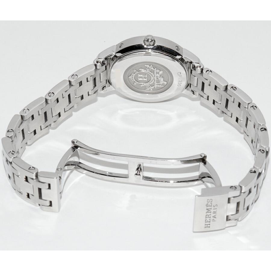 HERMÈS クォーツ腕時計 シルバー クリッパー　ダイヤベゼル　CP1.230 HERMES エルメス クリッパー CP1.230 レディース : たかみ質店