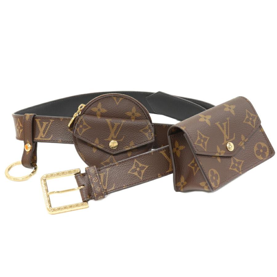 LOUIS VUITTON（ルイ・ヴィトン） ポーチ付きベルト モノグラム サン