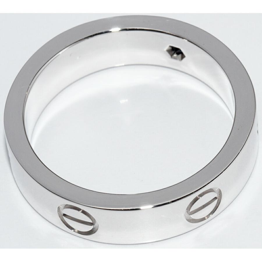 Cartier カルティエ 指輪 K18WG ブラックサファイア1P ラブ