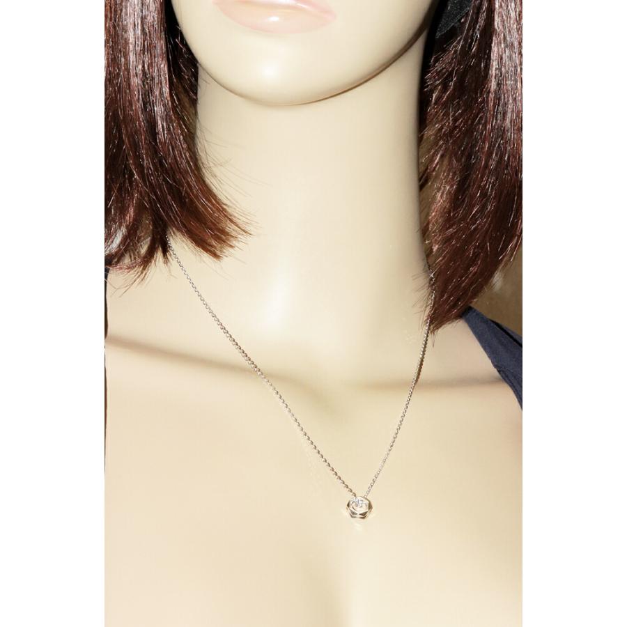 ブシュロン ペンダントネックレス K18WG ファセット JPN00676 : たかみ