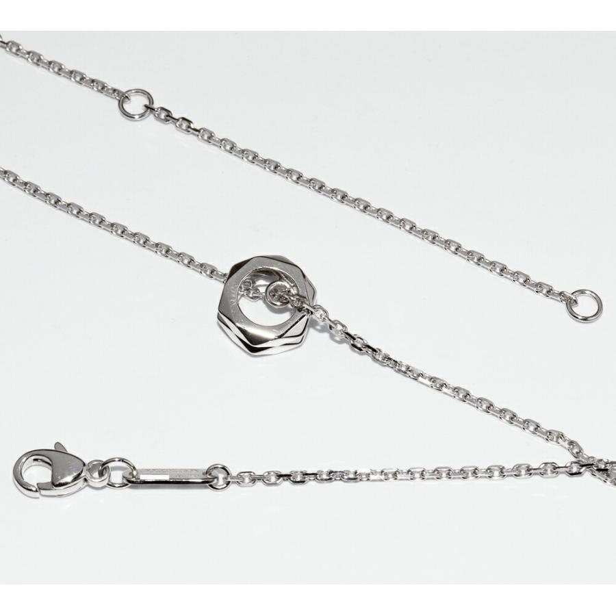 ブシュロン ペンダントネックレス K18WG ファセット JPN00676 : たかみ