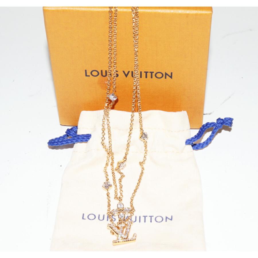 Louis Vuitton ロゴネックレス ストーン付き 楽天市場】【10%OFFクーポン】 ルイヴィトン ネックレス LV