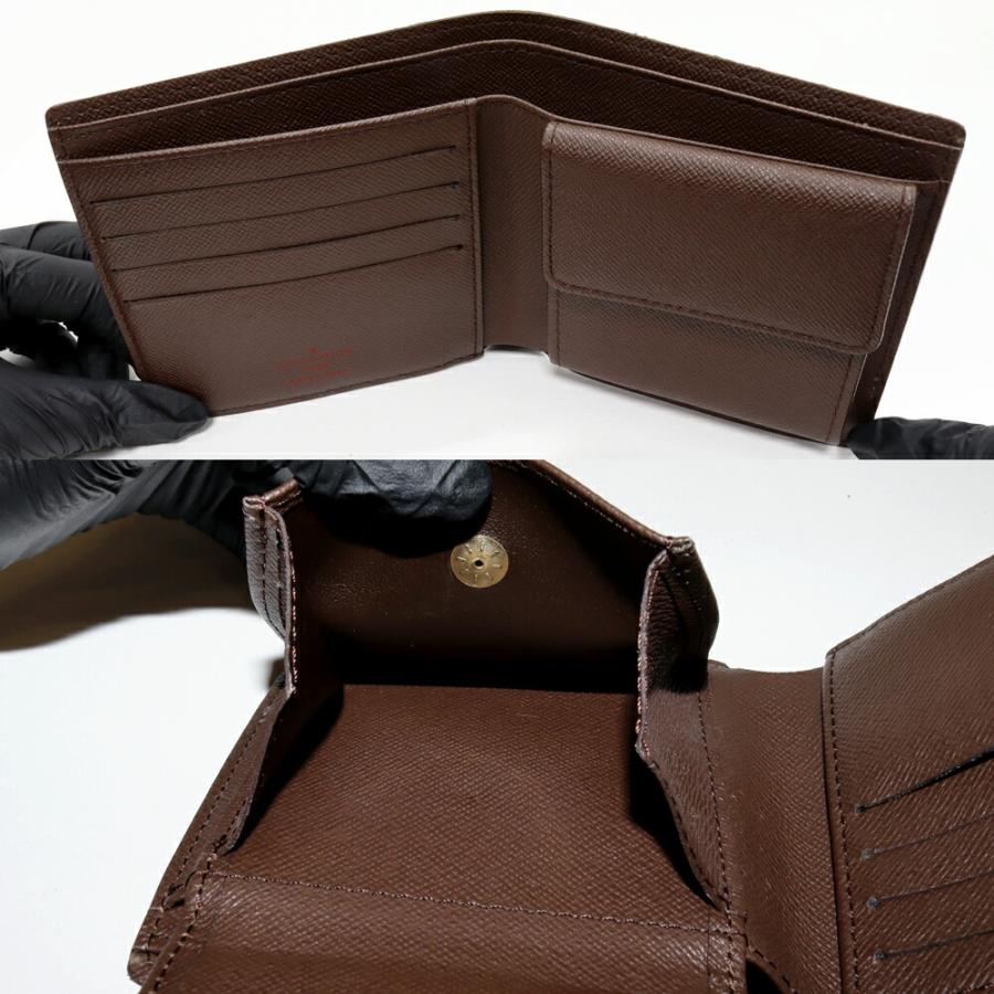 LOUIS VUITTON（ルイ・ヴィトン） 二つ折り財布(小銭入れあり) ダミエ
