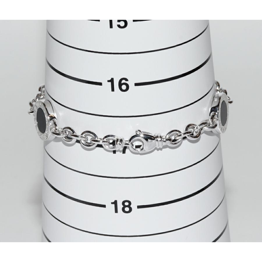 BVLGARI（ブルガリ） ブレスレット K18WG オニキス3P(3モチーフ