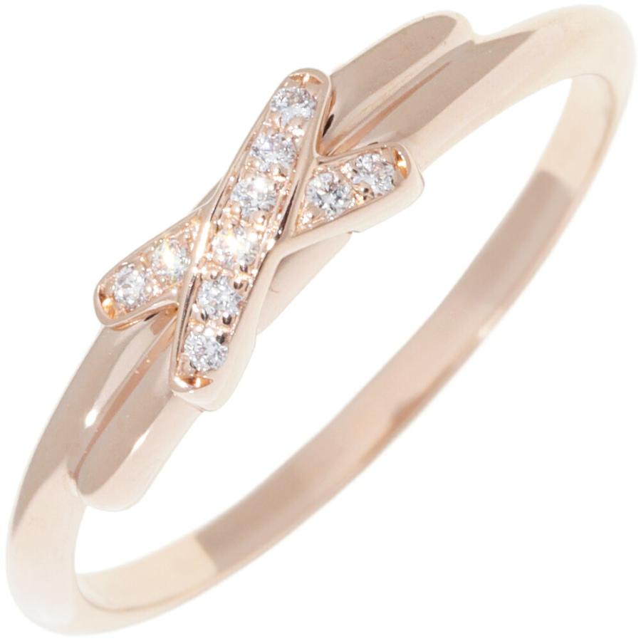 CHAUMET（ショーメ） 指輪 K18PG ダイヤ10P(0.05ct) ジュドゥリアン