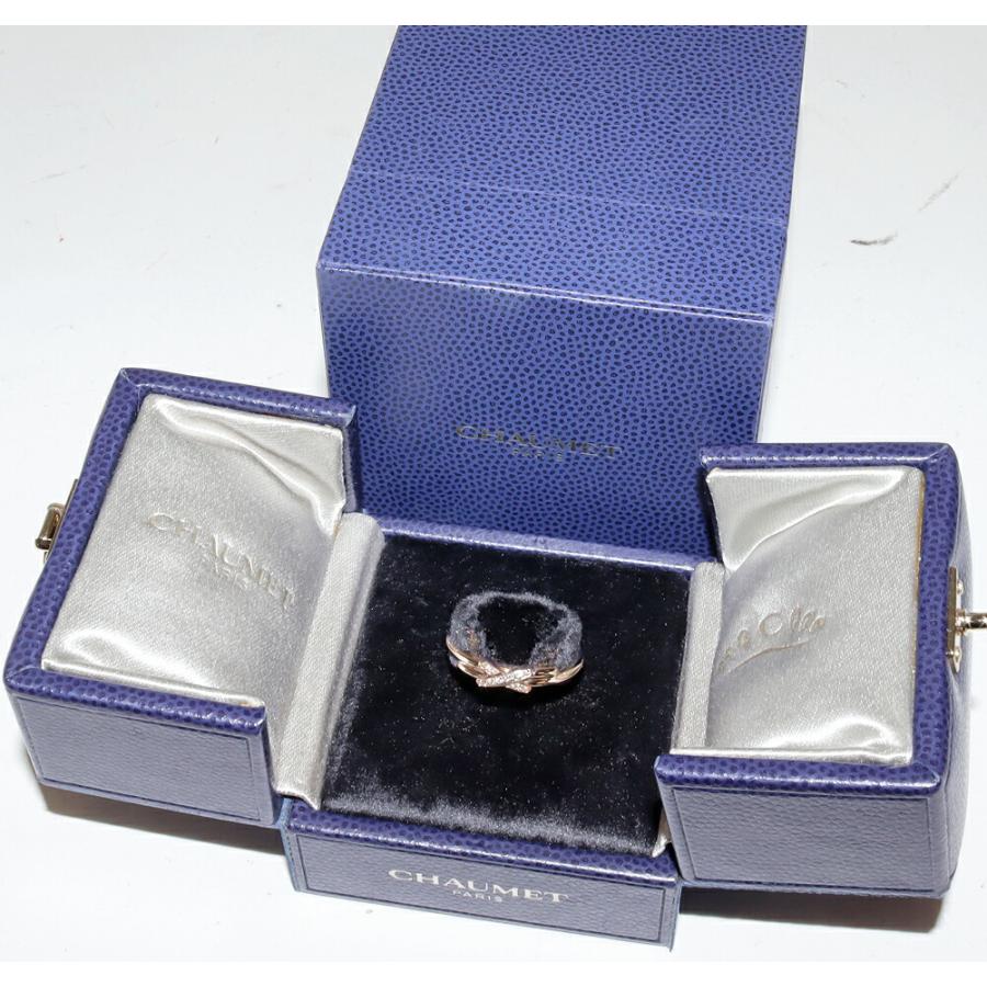 CHAUMET（ショーメ） 指輪 K18PG ダイヤ10P(0.05ct) ジュドゥリアン