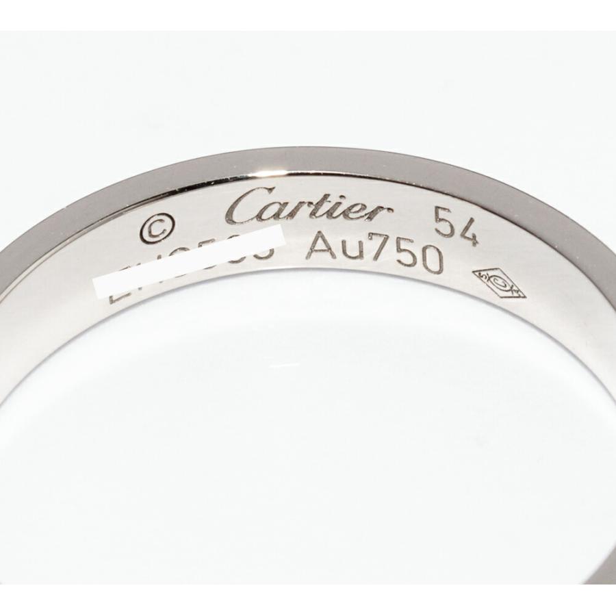 Cartier カルティエ 指輪 K18WG ラブリング スモールモデル ミニラブ  