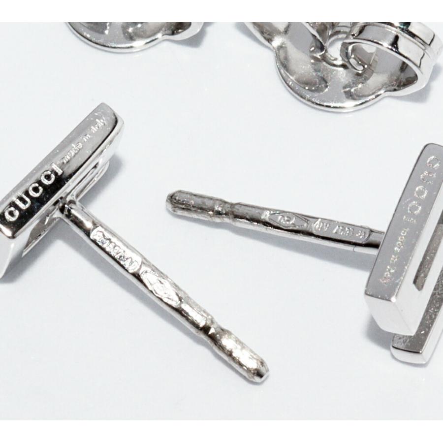 GUCCI（グッチ） K18WG Gロゴ ピアス : たかみ質店 Yahoo!店 - 通販