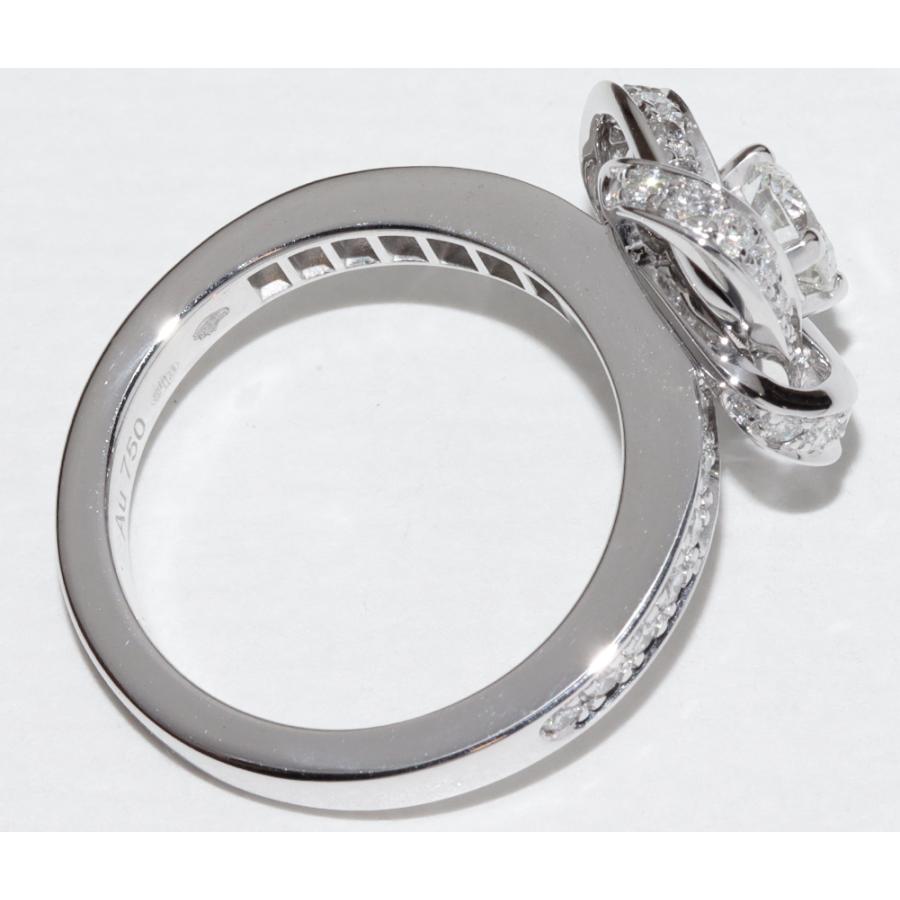 ブシュロン 指輪 K18WG ダイヤ0.33ct パヴェダイヤ アバ ピヴォワンヌ